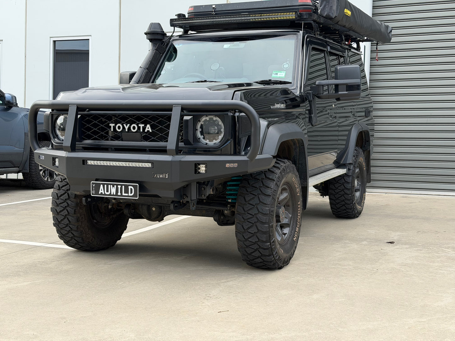 AUWILD Bull Bar Fits 70 Series Toyota LandCruiser (Facelift)-Pre-Order