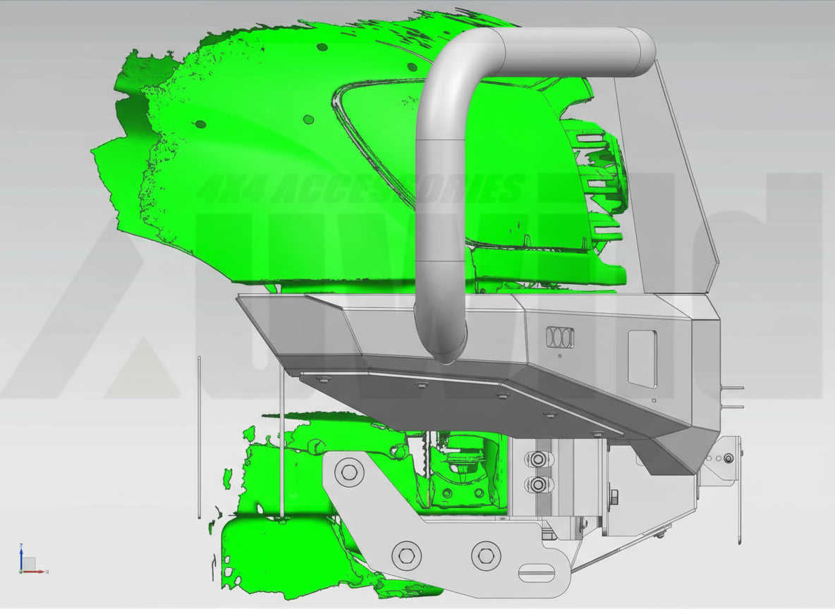 Bull Bar Fits Toyota LandCruiser 100 Series