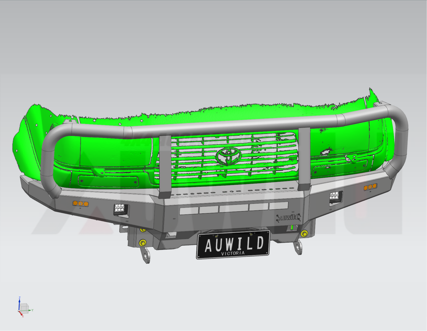 Bull Bar Fits Toyota LandCruiser 80 Series