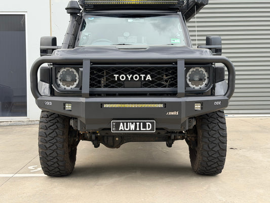 AUWILD Bull Bar Fits 70 Series Toyota LandCruiser (Facelift)-Pre-Order