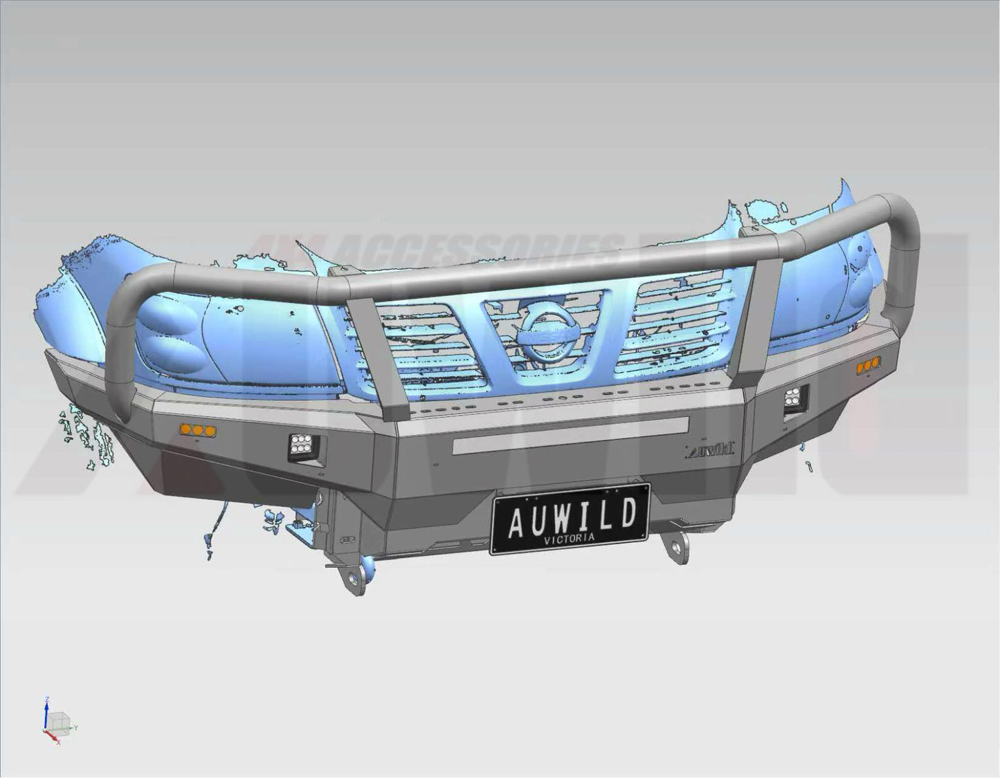 Bull Bar Fits Nissan GU Patrol Y61 (Series 1-3)