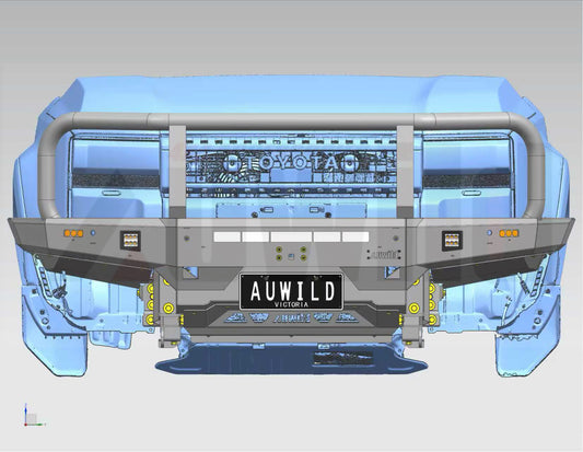 Bull Bar – Fits Toyota LandCruiser 250 Series