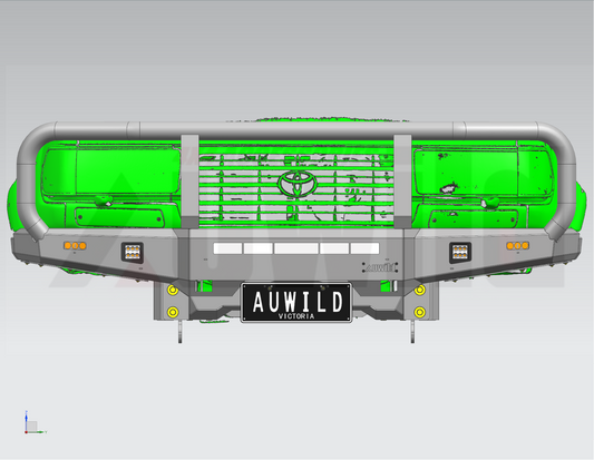 Bull Bar Fits Toyota LandCruiser 80 Series