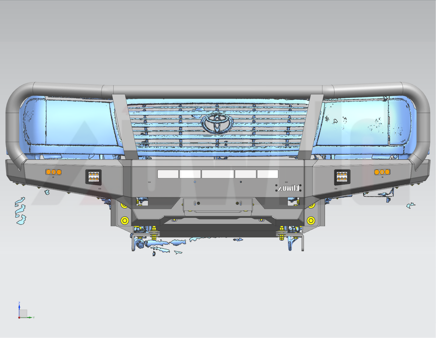 Bull Bar – Fits Toyota LandCruiser 105 Series