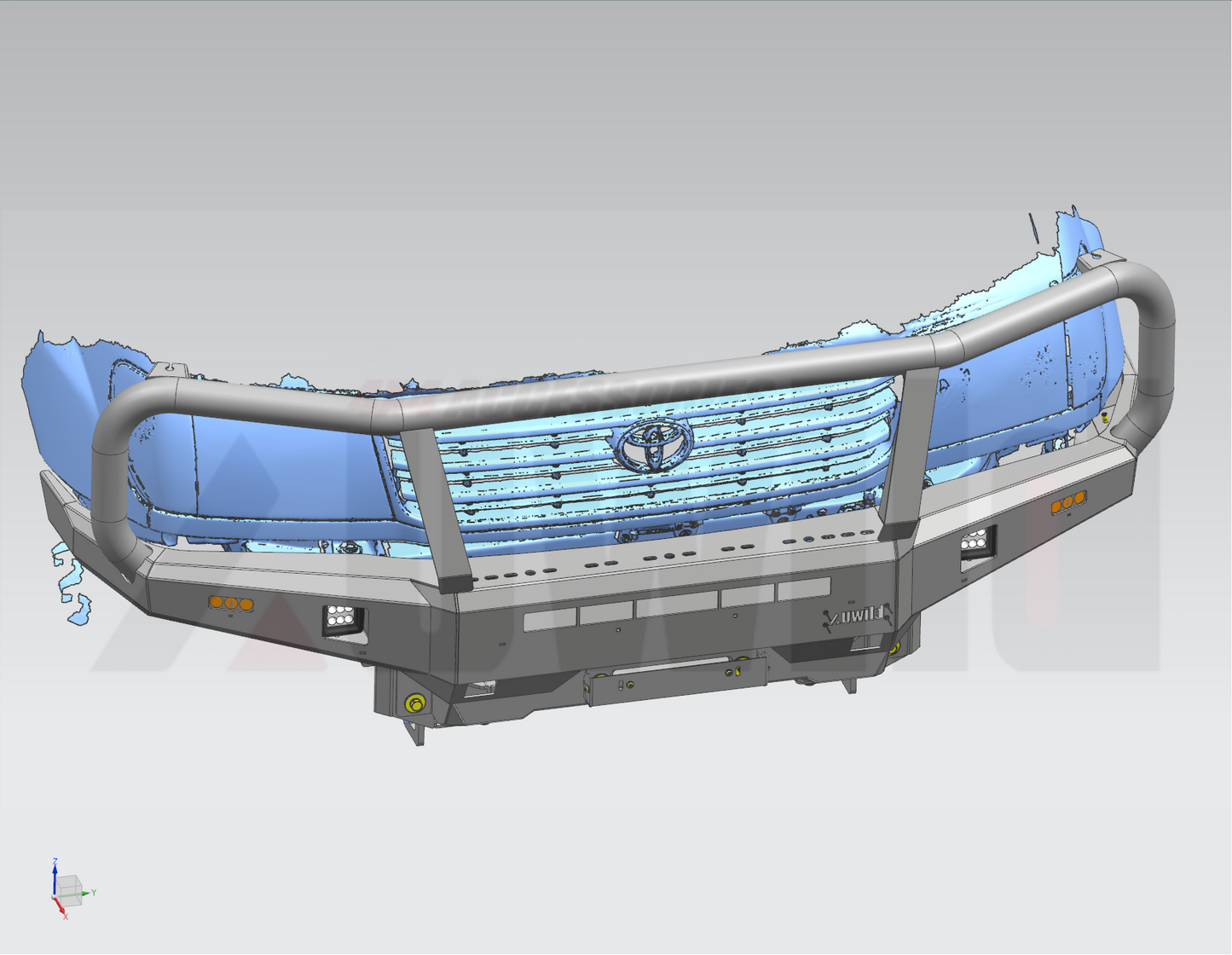 Bull Bar – Fits Toyota LandCruiser 105 Series